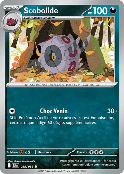 Image de la carte Pokemon Scobolide 055/86