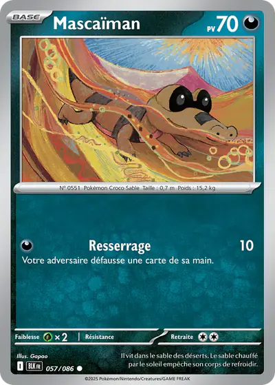 Image de la carte Pokemon Mascaïman 057/86