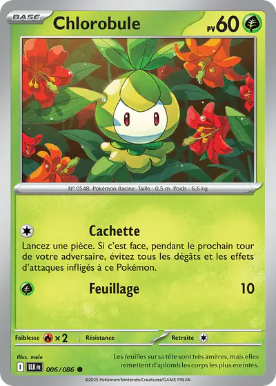 Image de la carte Pokemon Chlorobule 006/86