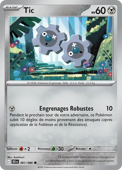 Image de la carte Pokemon Tic 061/86