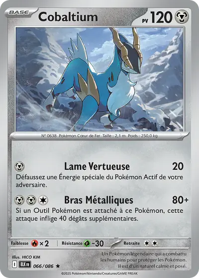 Image de la carte Pokemon Cobaltium 066/86
