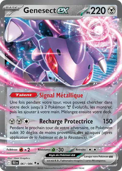Image de la carte Pokemon Genesect ex 067/86