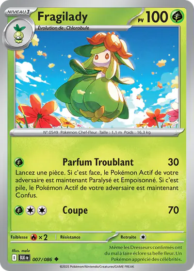 Image de la carte Pokemon Fragilady 007/86