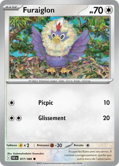 Image de la carte Pokemon Furaiglon 077/86