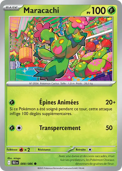 Image de la carte Pokemon Maracachi 008/86