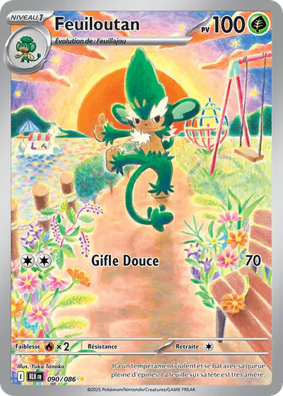 Image de la carte Pokemon Feuiloutan 090/86