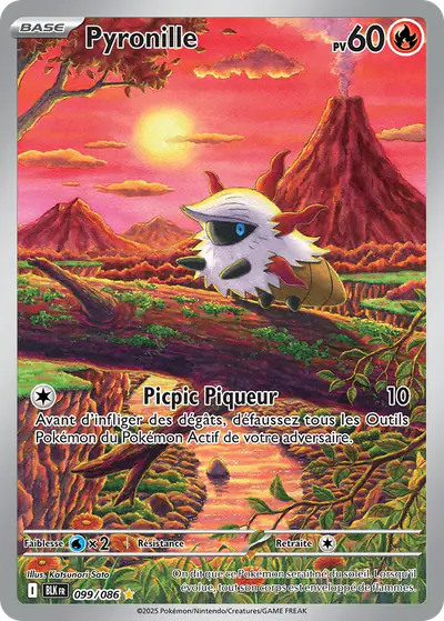 Image de la carte Pokemon Pyronille 099/86