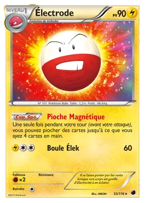 &Eacute;lectrode 33/116