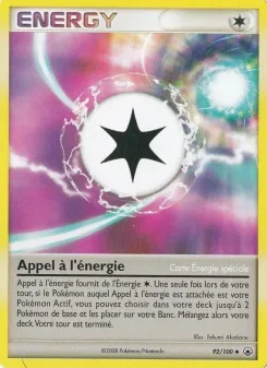 Appel &agrave; l'&eacute;nergie 92/100