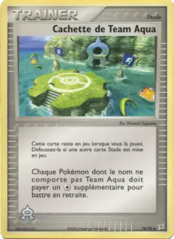 Cachette de Team Aqua 78/95