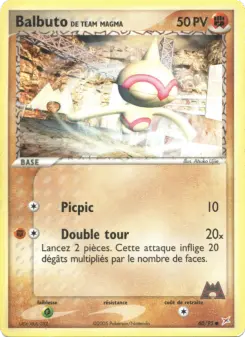 Balbuto de Team Magma 60/95