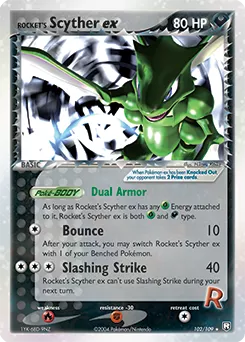 Rocket's Scyther ex 102/109