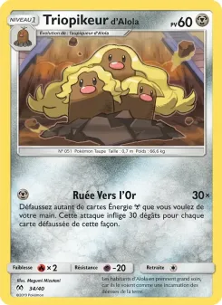 Triopikeur d'Alola 34/40