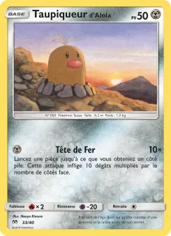 Taupiqueur d'Alola 33/40