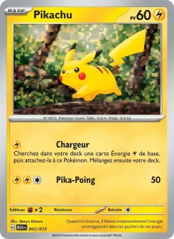 Pikachu 002/015