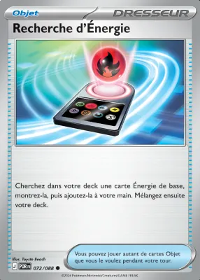 Recherche d'&Eacute;nergie 072/088