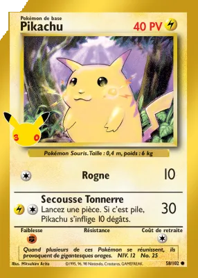 Pikachu 58/102