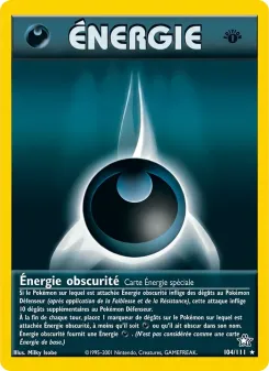 &Eacute;nergie Obscurit&eacute; 104/111