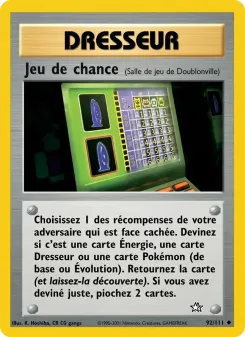 Jeu de chance 92/111