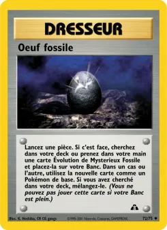 Oeuf fossile 72/75