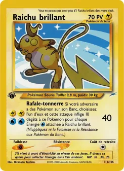 Raichu brillant 111/105