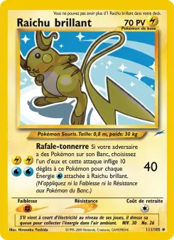 Raichu brillant 111/105