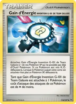 Gain d'&Eacute;nergie Invention G-101 de Team Galaxie 116/127