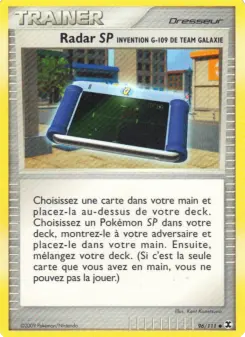 Radar SP Invention G-109 de Team Galaxie 96/111