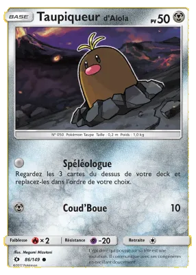 Taupiqueur d'Alola 86/149