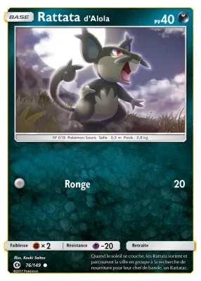 Rattata d'Alola 76/149