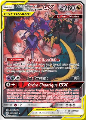 Mandrillon et Engloutyran GX 224/236