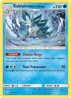 Sablaireau d'Alola 20/145