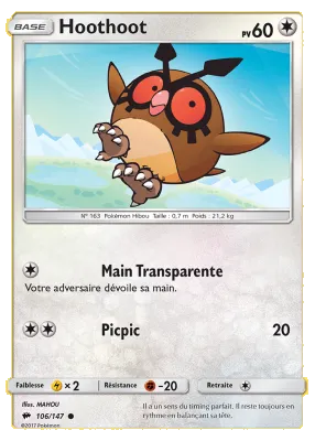 Hoothoot 106/147