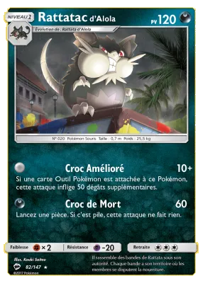 Rattatac d'Alola 82/147
