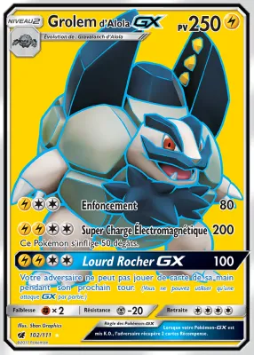 Grolem d'Alola GX 102/111