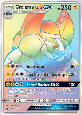 Grolem d'Alola GX 113/111