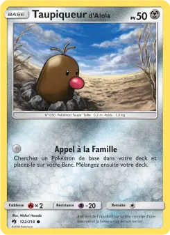 Taupiqueur d'Alola 122/214