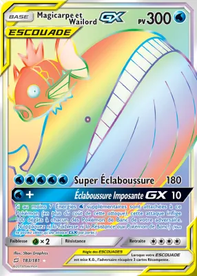 Magicarpe et Wailord GX 183/181