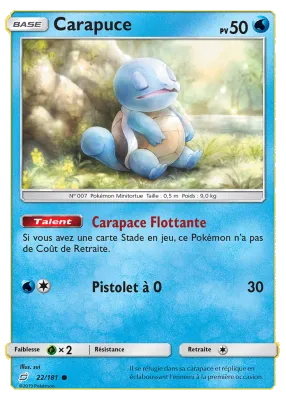 Carapuce 22/181