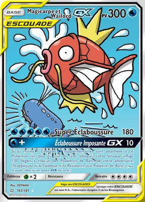 Magicarpe et Wailord GX 161/181