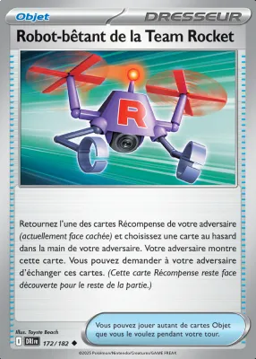 Robot-b&ecirc;tant de la Team Rocket 172/182