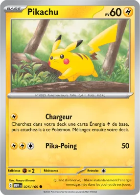 Pikachu 025/165