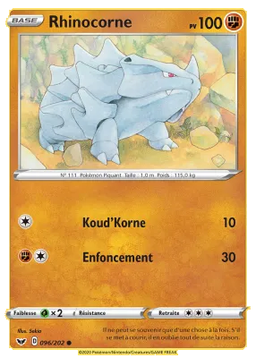 Rhinocorne 096/202