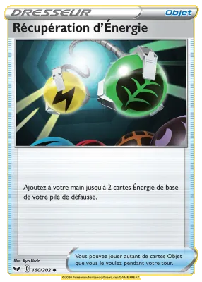 R&eacute;cup&eacute;ration d'&Eacute;nergie 160/202