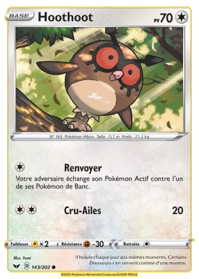 Hoothoot 143/202