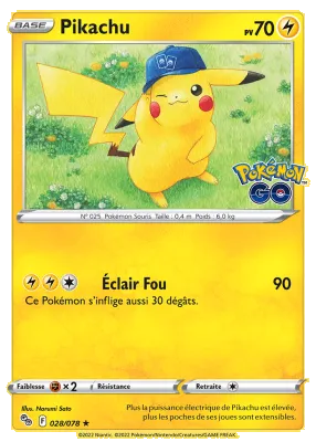 Pikachu 028/078