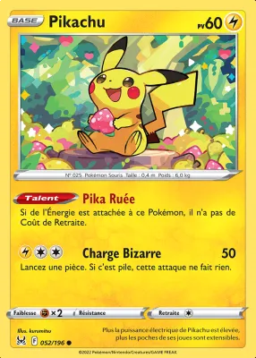 Pikachu 052/196