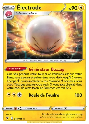 &Eacute;lectrode 046/185