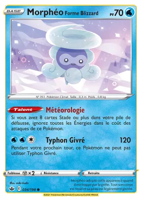 Morph&eacute;o Forme Blizzard 034/198