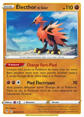 &Eacute;lecthor de Galar 082/203